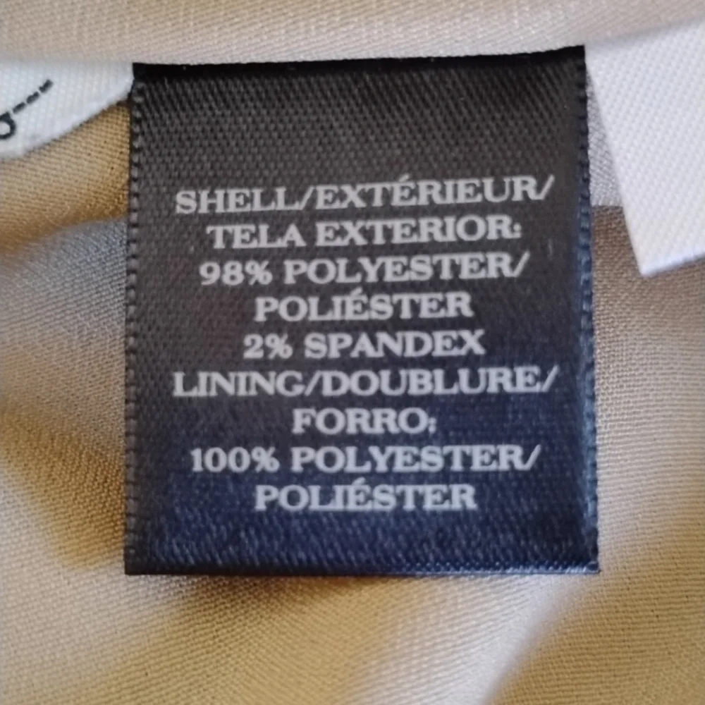 Ann Taylor Black and Tan Polka Dot A-Line Skirt